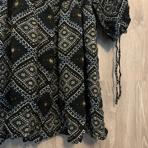 Princess Vera Wang Blouse Black Abstract Print - Picture 3 of 7